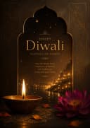 Diwali Greeting Card Generator