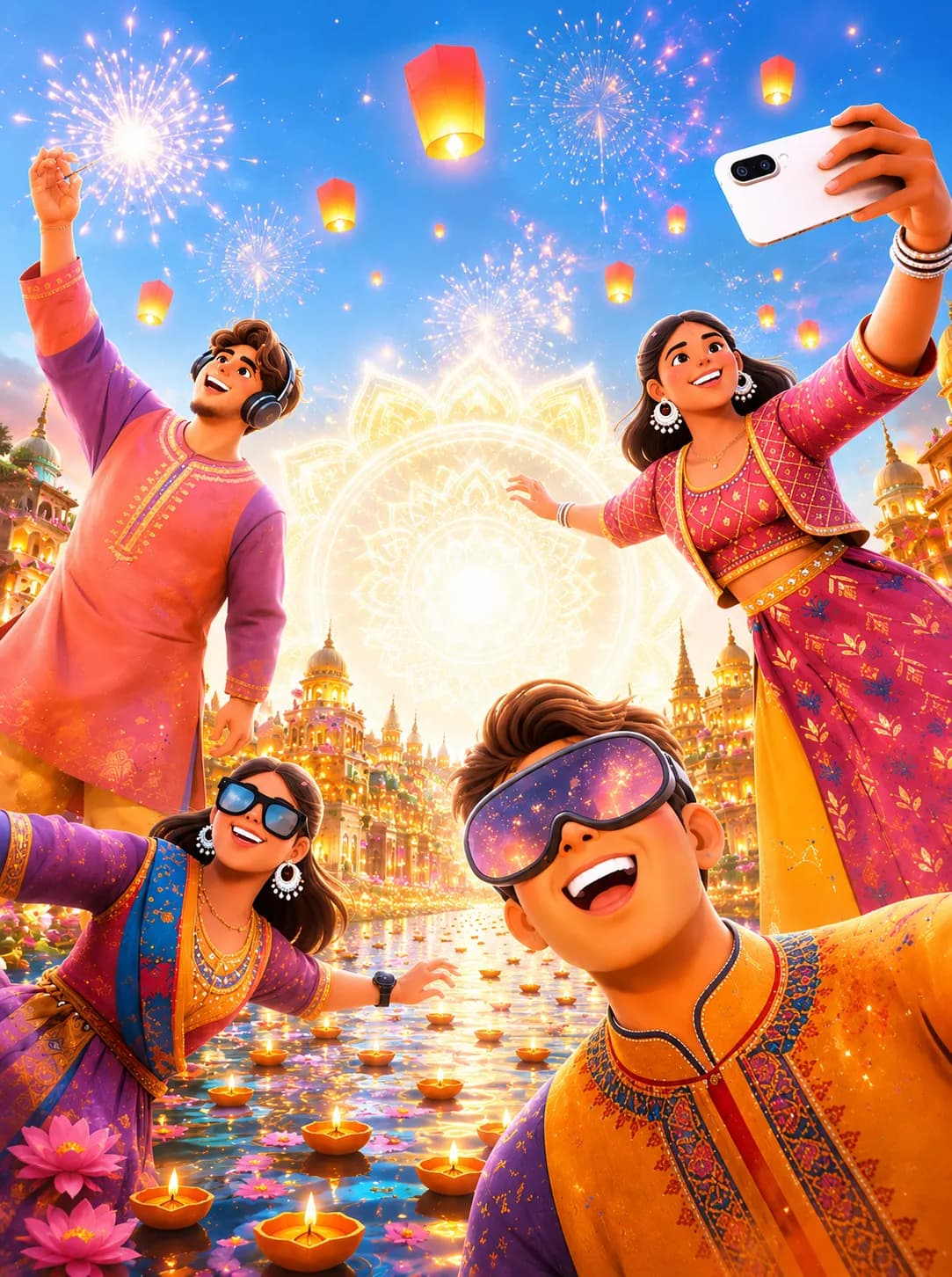 Diwali Posts Generator