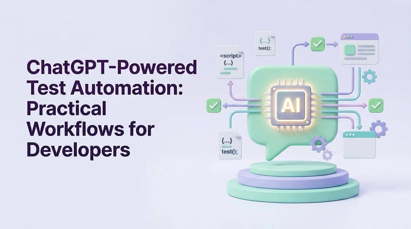 ChatGPT-Powered Test Automation: Practical Workflows for Developers