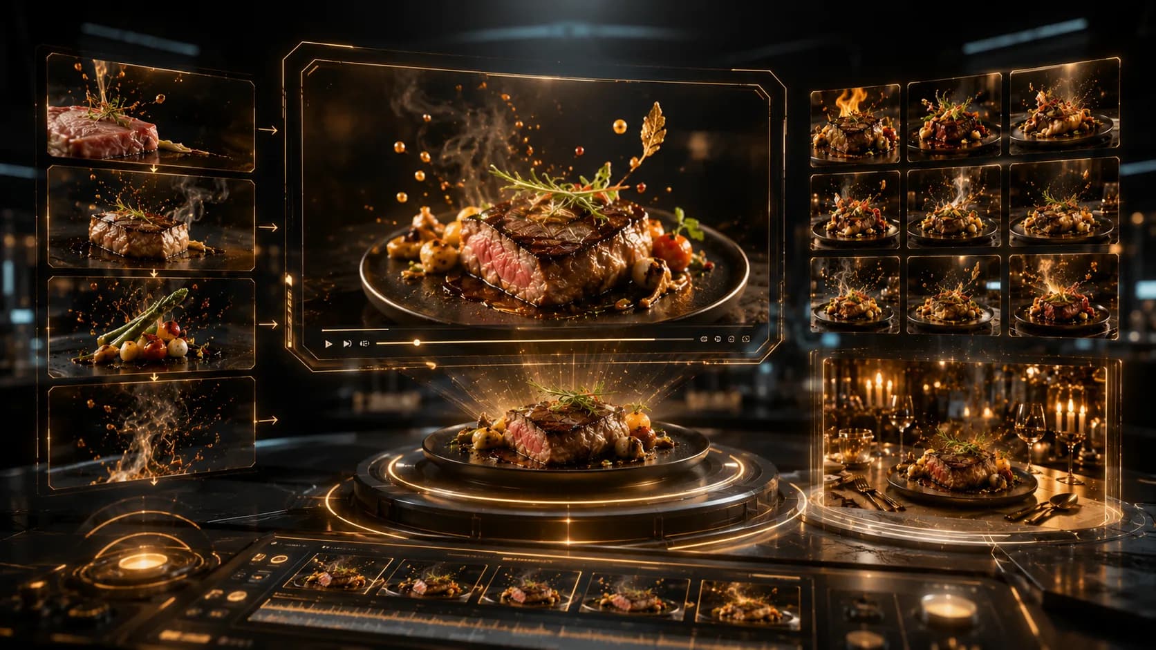 AI Biryani Ad Generator for a Cinematic Food Campaign