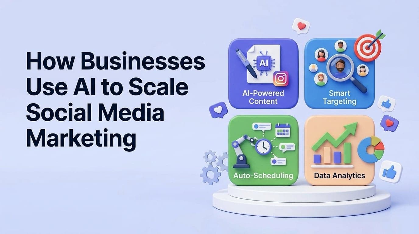 How Businesses Use AI to Scale Social Media Marketing