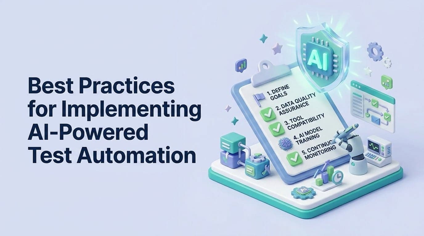 Best Practices for Implementing AI-Powered Test Automation
