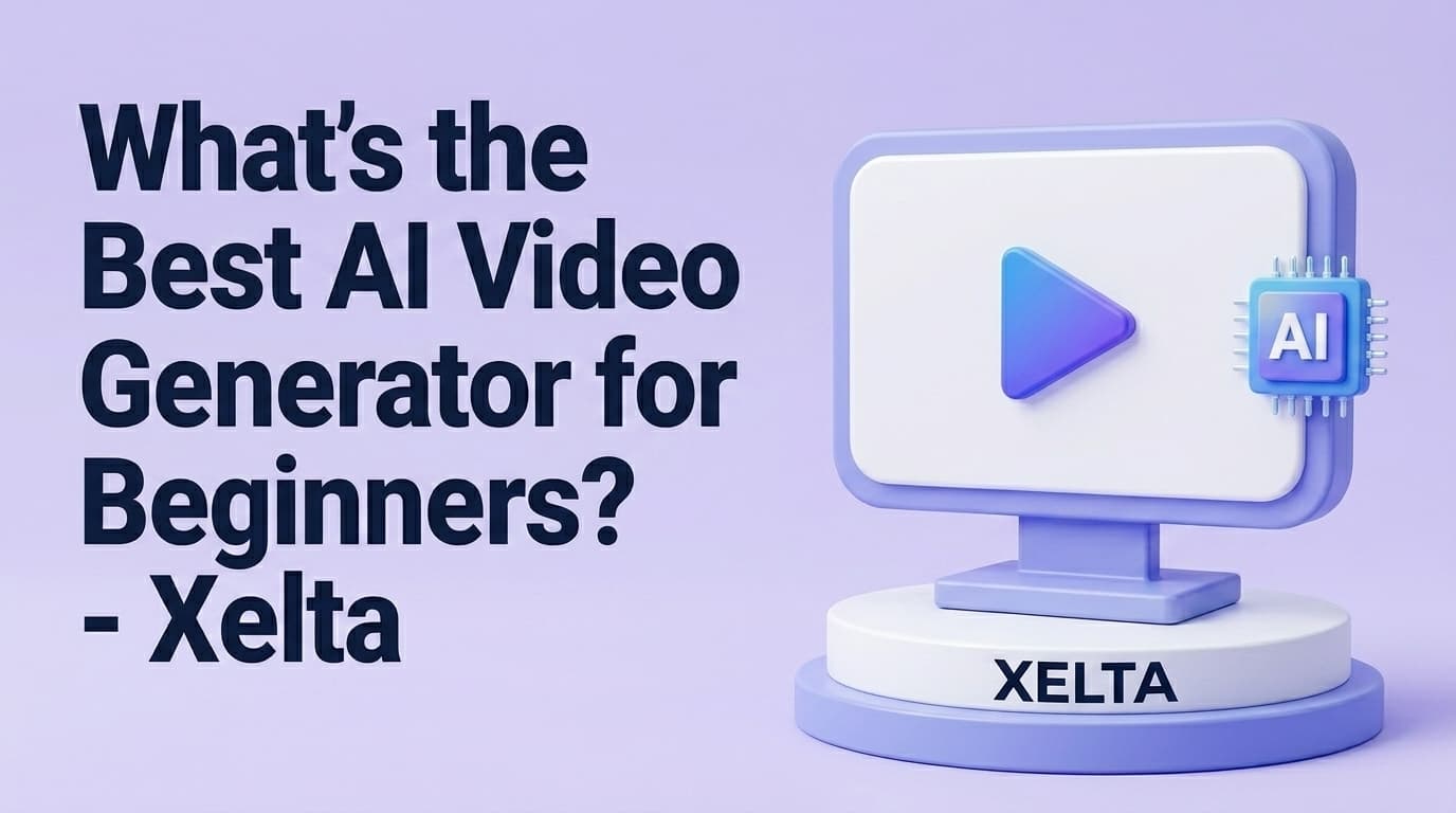 What's the Best AI Video Generator for Beginners? - Xelta
