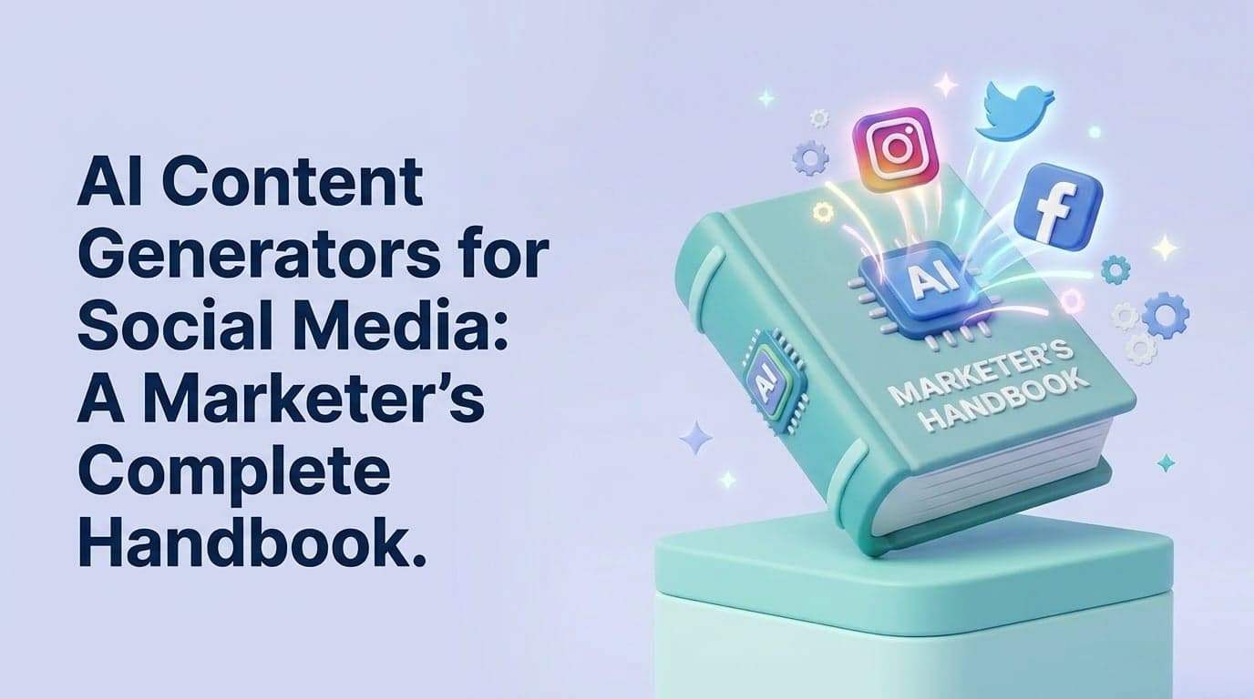 AI Content Generators for Social Media: A Marketer's Complete Handbook