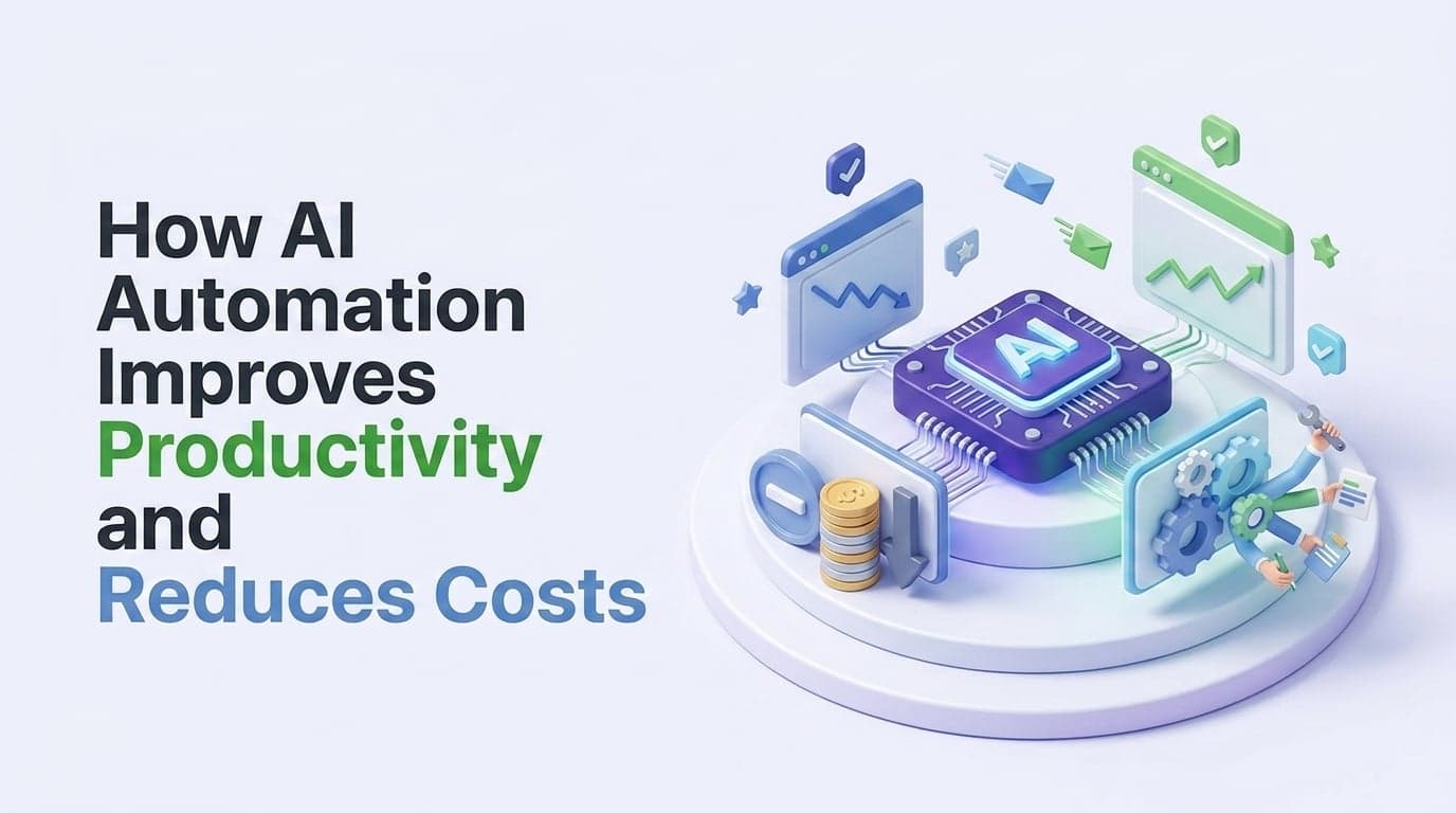 How AI Automation Improves Productivity and Reduces Costs