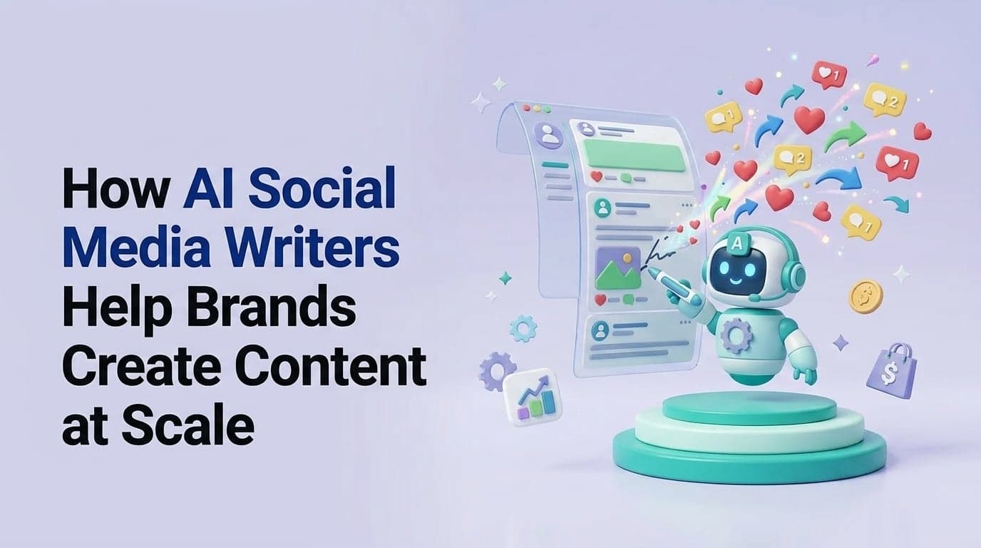 How AI Social Media Writers Help Brands Create Content at Scale