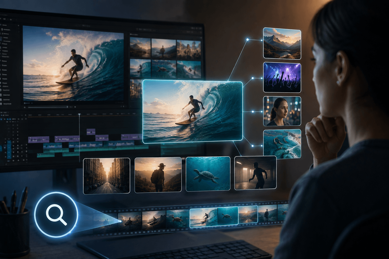 Xelta Prism scene level AI tagging and semantic search for long-form video libraries