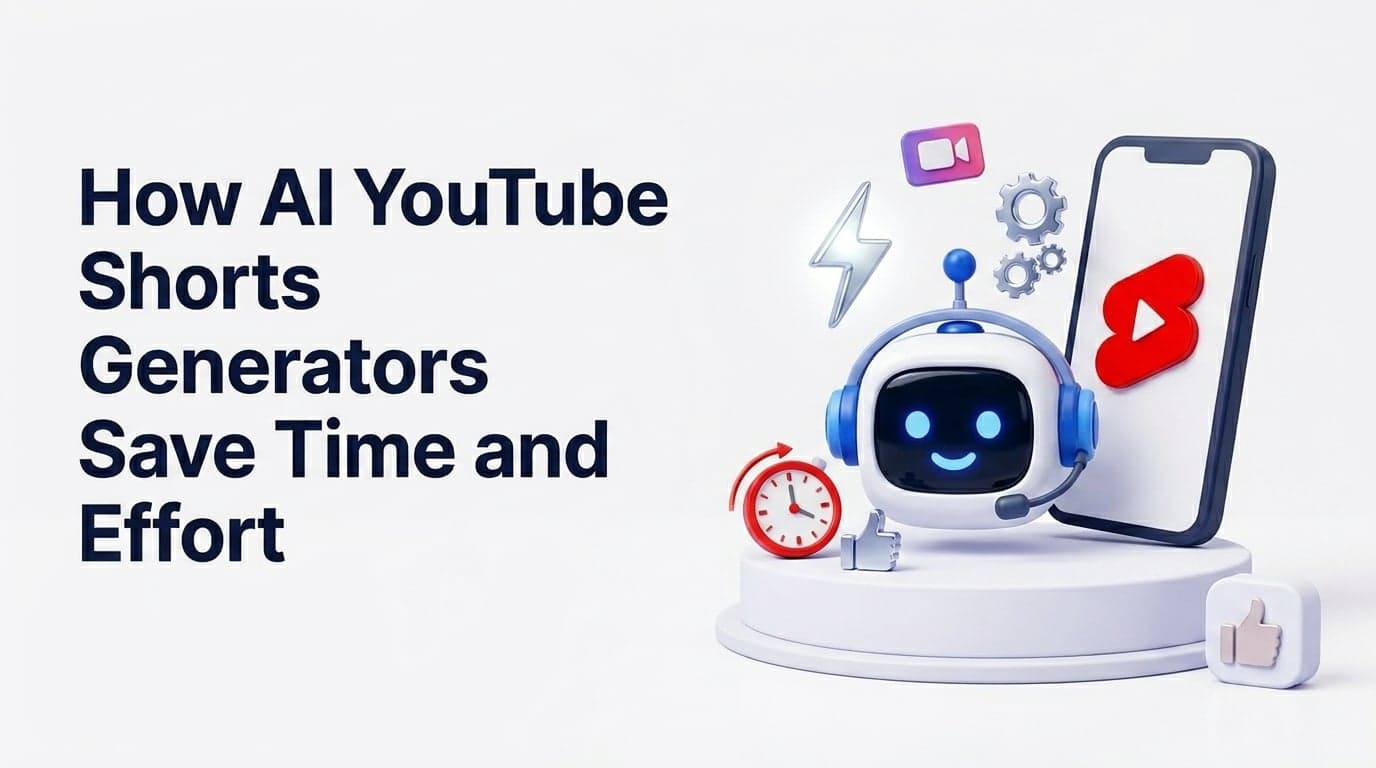 How AI YouTube Shorts Generators Save Time and Effort