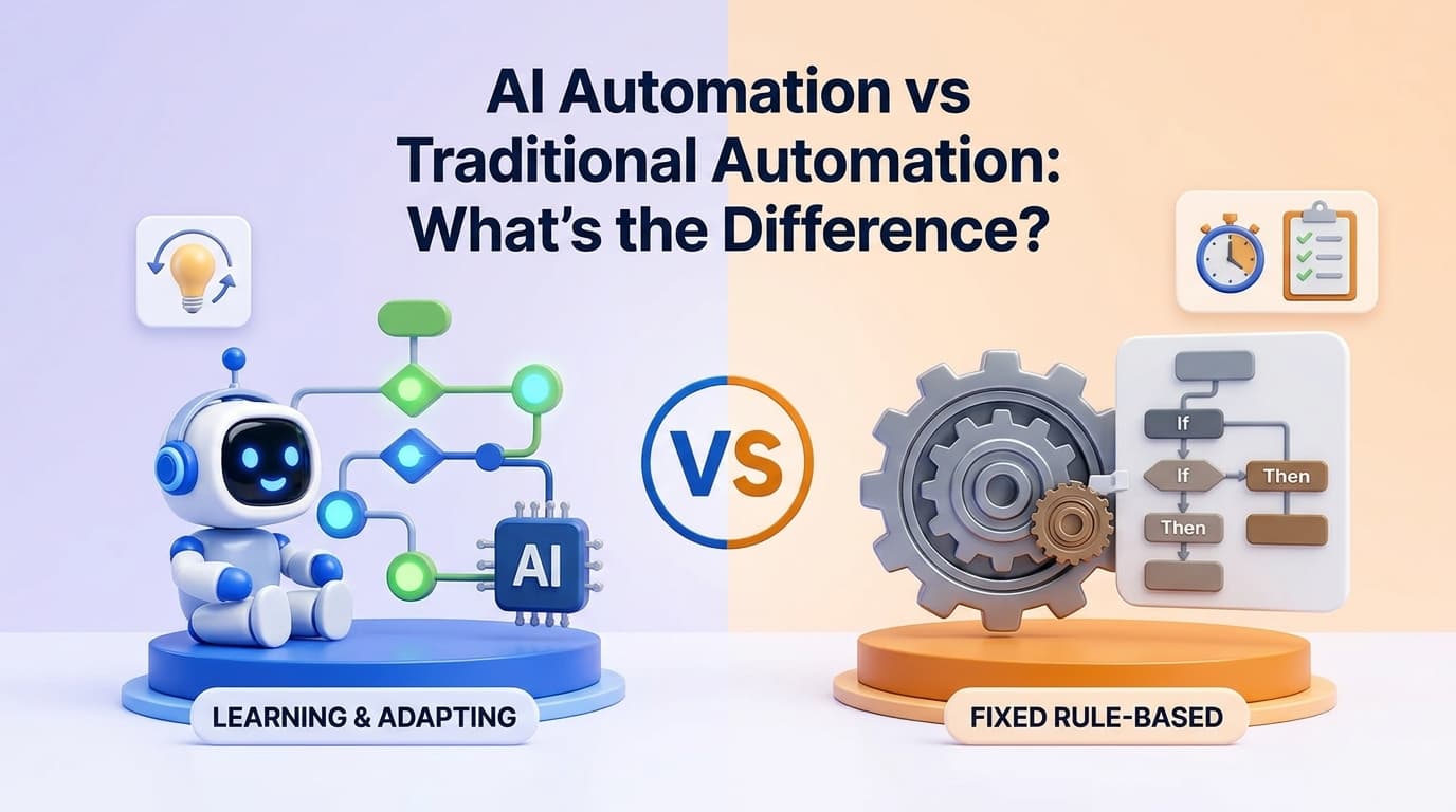 AI Automation vs Traditional Automation: What's the Difference?