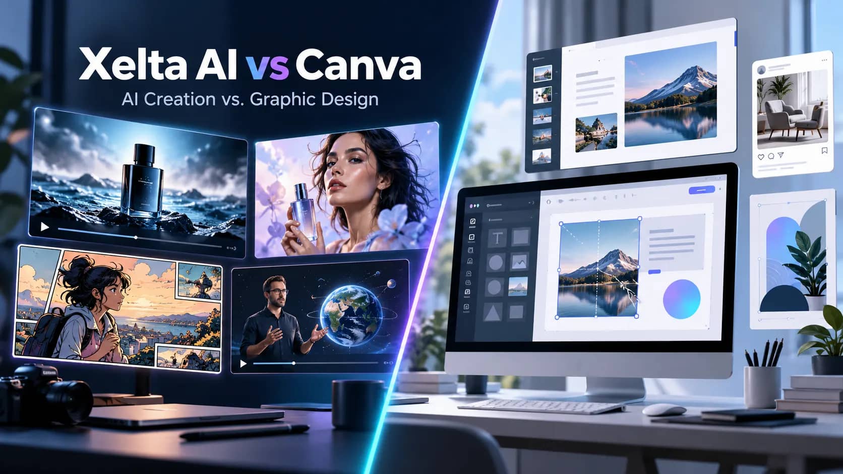 Xelta AI vs Canva: AI Video, Design & Pricing in 2026