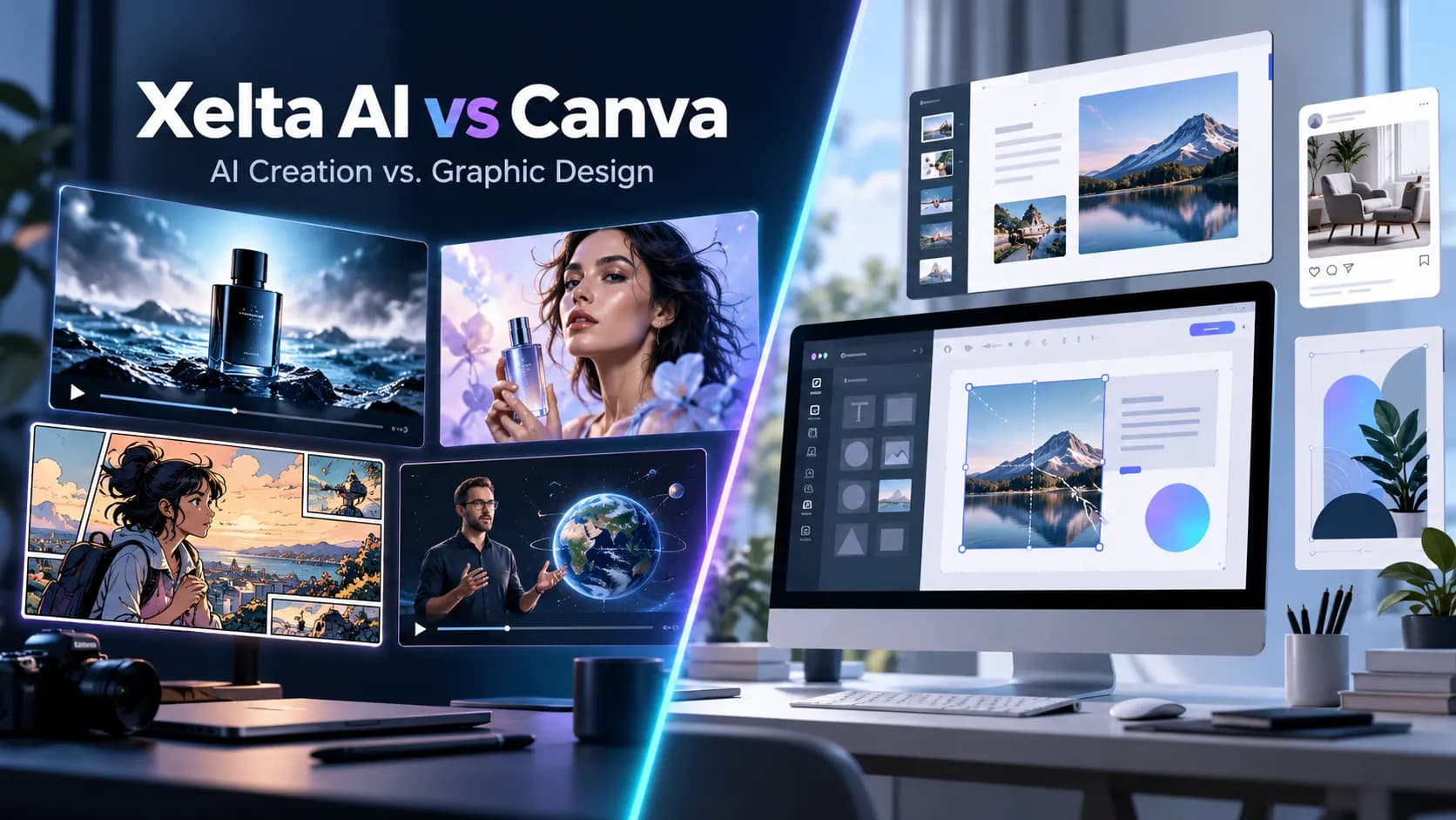 Xelta AI vs Canva: AI Video, Design & Pricing in 2026
