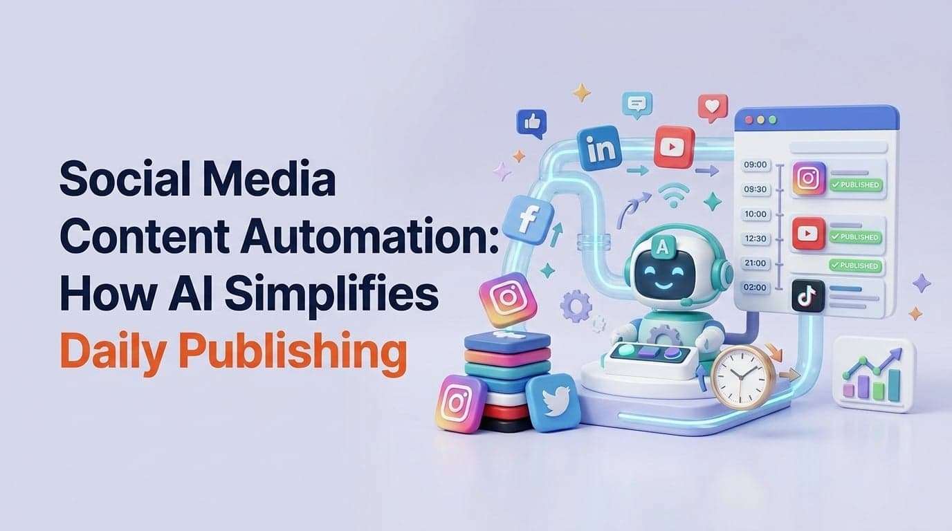 Social Media Content Automation: How AI Simplifies Daily Publishing