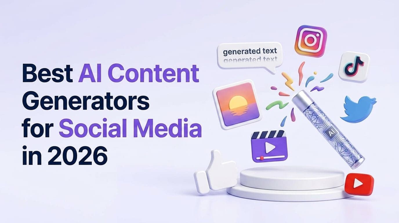 Best AI Content Generators for Social Media in 2026
