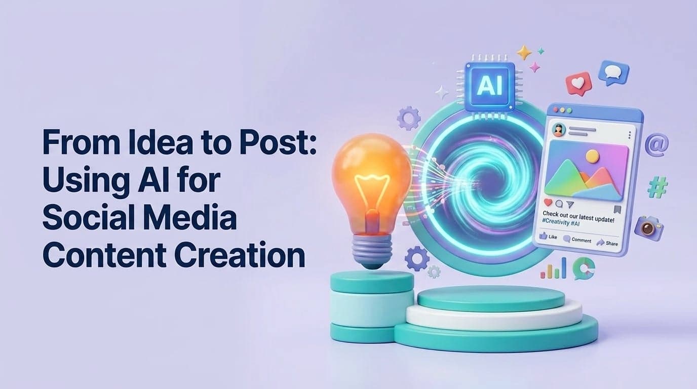 From Idea to Post: Using AI for Social Media Content Creation