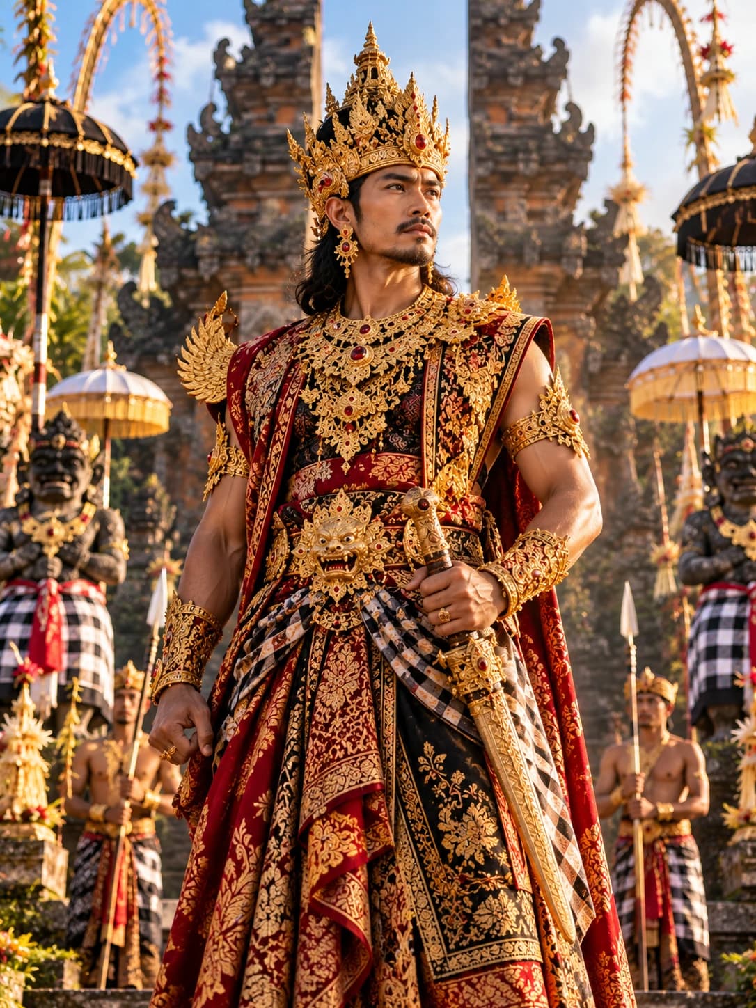 Balinese Temple King